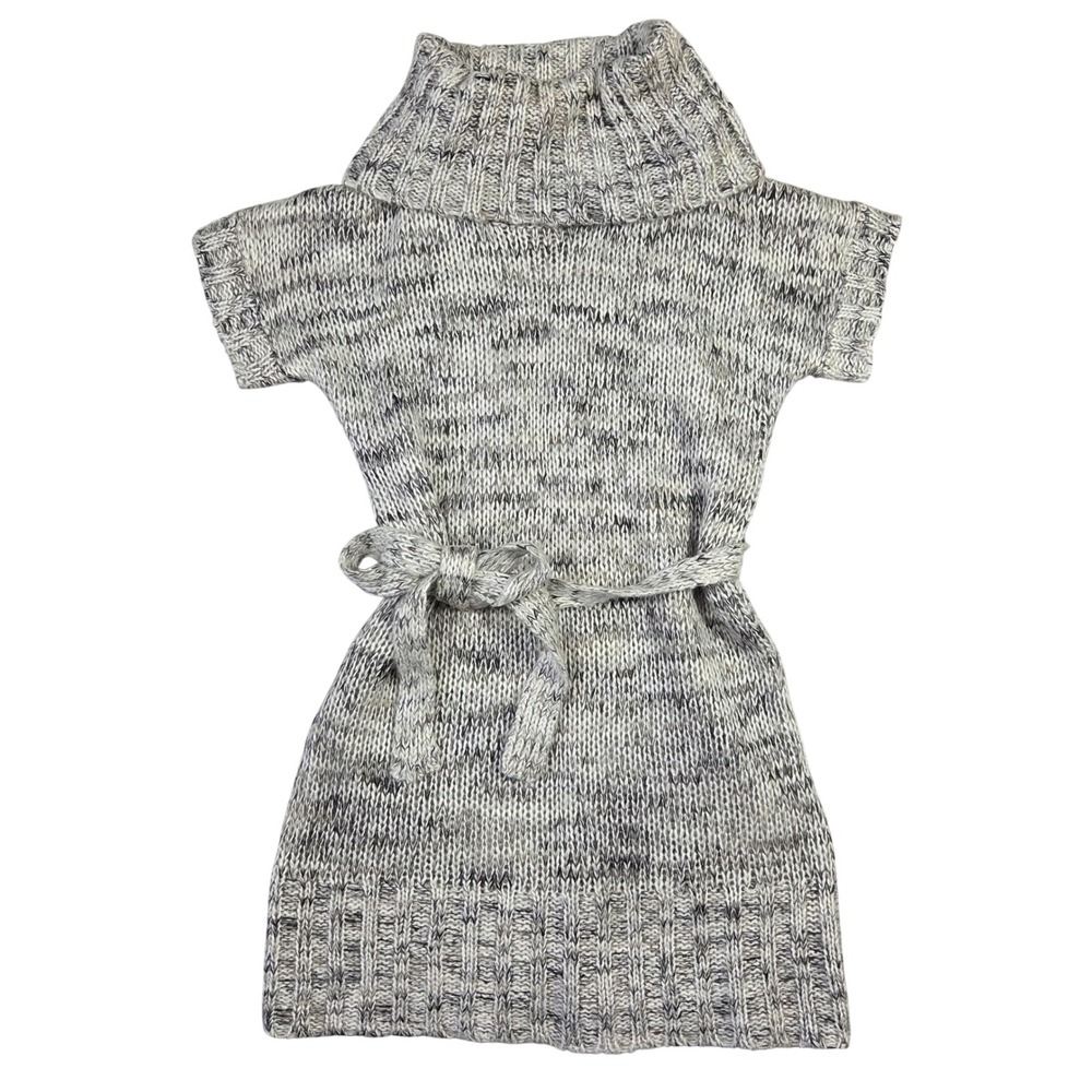 Missunderstood Cowl‎ Sweater Shirt Belted Knit Short Sleeve M Y2k 2000s Bratz